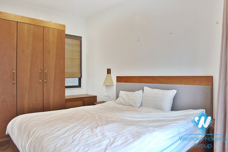 Lake view two bedrooms apartment for lease in Xom Phu, Dang Thai Mai area